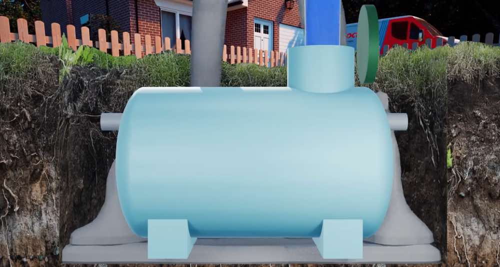 Septic tank installation