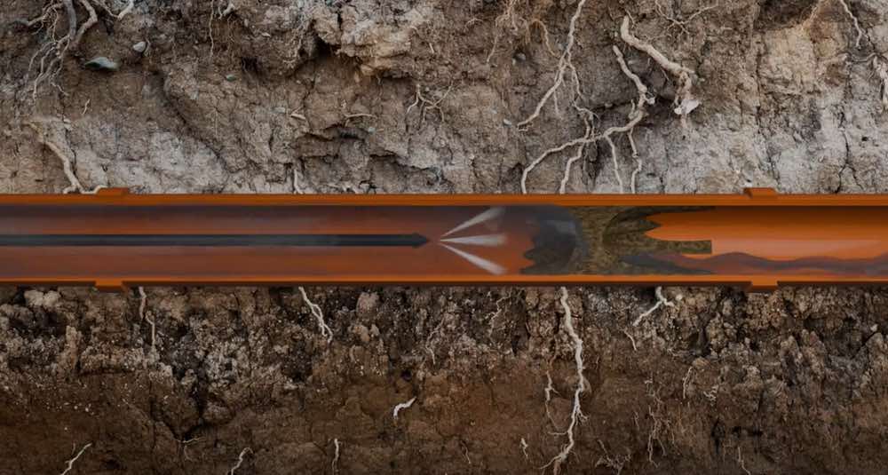 High pressure drain clearing